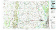 Memphis West Tennessee Historical topographic map, 1:100000 scale, 30 X 60 Minute, Year 1986
