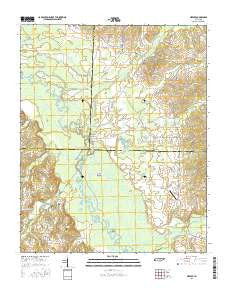 Mercer Tennessee Current topographic map, 1:24000 scale, 7.5 X 7.5 Minute, Year 2016