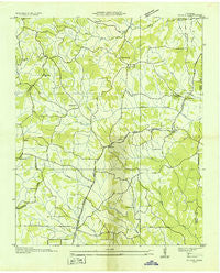 Michie Tennessee Historical topographic map, 1:24000 scale, 7.5 X 7.5 Minute, Year 1936