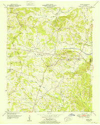 Michie Tennessee Historical topographic map, 1:24000 scale, 7.5 X 7.5 Minute, Year 1952