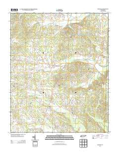 Michie Tennessee Historical topographic map, 1:24000 scale, 7.5 X 7.5 Minute, Year 2013