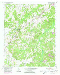 Middleburg Tennessee Historical topographic map, 1:24000 scale, 7.5 X 7.5 Minute, Year 1950