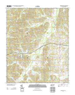 Middleton Tennessee Historical topographic map, 1:24000 scale, 7.5 X 7.5 Minute, Year 2013