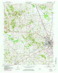 Milan Tennessee Historical topographic map, 1:24000 scale, 7.5 X 7.5 Minute, Year 1952