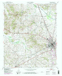 Milan Tennessee Historical topographic map, 1:24000 scale, 7.5 X 7.5 Minute, Year 1952