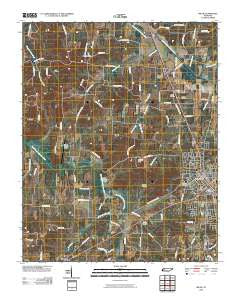 Milan Tennessee Historical topographic map, 1:24000 scale, 7.5 X 7.5 Minute, Year 2010