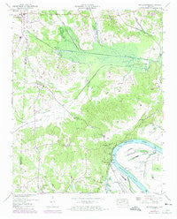 Milledgeville Tennessee Historical topographic map, 1:24000 scale, 7.5 X 7.5 Minute, Year 1949