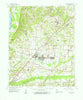 Millington Tennessee Historical topographic map, 1:62500 scale, 15 X 15 Minute, Year 1960