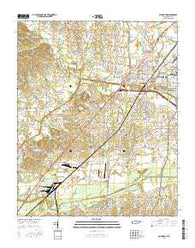 Millington Tennessee Current topographic map, 1:24000 scale, 7.5 X 7.5 Minute, Year 2016