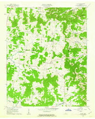 Milton Tennessee Historical topographic map, 1:24000 scale, 7.5 X 7.5 Minute, Year 1962