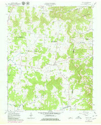 Milton Tennessee Historical topographic map, 1:24000 scale, 7.5 X 7.5 Minute, Year 1962