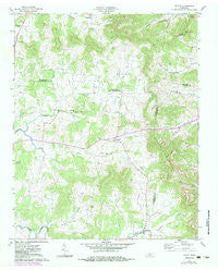 Milton Tennessee Historical topographic map, 1:24000 scale, 7.5 X 7.5 Minute, Year 1962