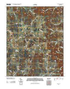 Milton Tennessee Historical topographic map, 1:24000 scale, 7.5 X 7.5 Minute, Year 2010