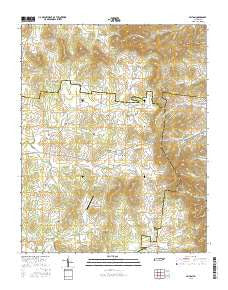 Milton Tennessee Current topographic map, 1:24000 scale, 7.5 X 7.5 Minute, Year 2016