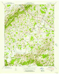 Mohawk Tennessee Historical topographic map, 1:24000 scale, 7.5 X 7.5 Minute, Year 1939