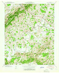 Mohawk Tennessee Historical topographic map, 1:24000 scale, 7.5 X 7.5 Minute, Year 1939