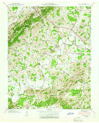 Mohawk Tennessee Historical topographic map, 1:24000 scale, 7.5 X 7.5 Minute, Year 1939