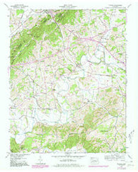 Mohawk Tennessee Historical topographic map, 1:24000 scale, 7.5 X 7.5 Minute, Year 1939