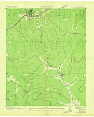 Monteagle Tennessee Historical topographic map, 1:24000 scale, 7.5 X 7.5 Minute, Year 1936