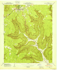 Monteagle Tennessee Historical topographic map, 1:24000 scale, 7.5 X 7.5 Minute, Year 1950