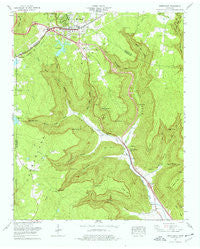 Monteagle Tennessee Historical topographic map, 1:24000 scale, 7.5 X 7.5 Minute, Year 1974