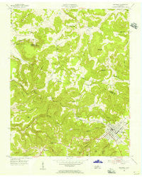 Monterey Lake Tennessee Historical topographic map, 1:24000 scale, 7.5 X 7.5 Minute, Year 1955