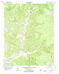 Monterey Lake Tennessee Historical topographic map, 1:24000 scale, 7.5 X 7.5 Minute, Year 1956