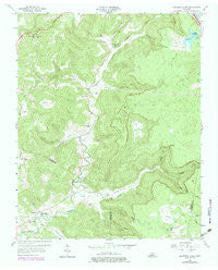 Monterey Lake Tennessee Historical topographic map, 1:24000 scale, 7.5 X 7.5 Minute, Year 1956