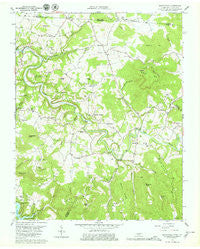 Moodyville Tennessee Historical topographic map, 1:24000 scale, 7.5 X 7.5 Minute, Year 1962