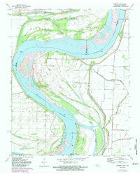 Mooring Tennessee Historical topographic map, 1:24000 scale, 7.5 X 7.5 Minute, Year 1971