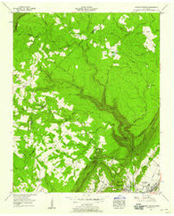 Morgan Springs Tennessee Historical topographic map, 1:24000 scale, 7.5 X 7.5 Minute, Year 1956