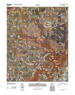 Morgan Springs Tennessee Historical topographic map, 1:24000 scale, 7.5 X 7.5 Minute, Year 2010