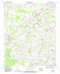 Morrison Tennessee Historical topographic map, 1:24000 scale, 7.5 X 7.5 Minute, Year 1956