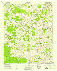 Morrison Tennessee Historical topographic map, 1:24000 scale, 7.5 X 7.5 Minute, Year 1956
