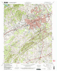 Morristown Tennessee Historical topographic map, 1:24000 scale, 7.5 X 7.5 Minute, Year 1979