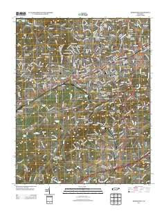 Morristown Tennessee Historical topographic map, 1:24000 scale, 7.5 X 7.5 Minute, Year 2013