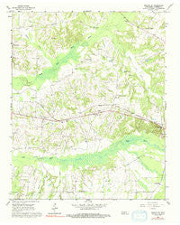 Moscow SE Tennessee Historical topographic map, 1:24000 scale, 7.5 X 7.5 Minute, Year 1965