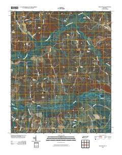 Moscow SE Tennessee Historical topographic map, 1:24000 scale, 7.5 X 7.5 Minute, Year 2010