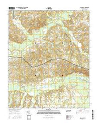 Moscow SE Tennessee Current topographic map, 1:24000 scale, 7.5 X 7.5 Minute, Year 2016