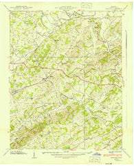 Mosheim Tennessee Historical topographic map, 1:24000 scale, 7.5 X 7.5 Minute, Year 1939