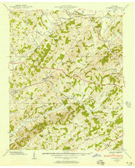 Mosheim Tennessee Historical topographic map, 1:24000 scale, 7.5 X 7.5 Minute, Year 1939