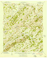 Mosheim Tennessee Historical topographic map, 1:24000 scale, 7.5 X 7.5 Minute, Year 1939