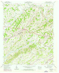 Mosheim Tennessee Historical topographic map, 1:24000 scale, 7.5 X 7.5 Minute, Year 1939