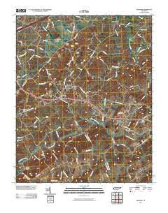Mosheim Tennessee Historical topographic map, 1:24000 scale, 7.5 X 7.5 Minute, Year 2010