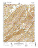 Mosheim Tennessee Current topographic map, 1:24000 scale, 7.5 X 7.5 Minute, Year 2016