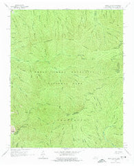 Mount Guyot Tennessee Historical topographic map, 1:24000 scale, 7.5 X 7.5 Minute, Year 1964
