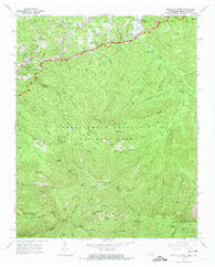 Mount Le Conte Tennessee Historical topographic map, 1:24000 scale, 7.5 X 7.5 Minute, Year 1964