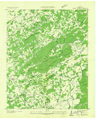 Mount Vernon Tennessee Historical topographic map, 1:24000 scale, 7.5 X 7.5 Minute, Year 1934
