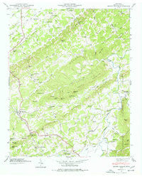 Mount Vernon Tennessee Historical topographic map, 1:24000 scale, 7.5 X 7.5 Minute, Year 1946