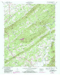 Mount Vernon Tennessee Historical topographic map, 1:24000 scale, 7.5 X 7.5 Minute, Year 1946
